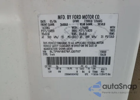 5LTPW18576FJ20707